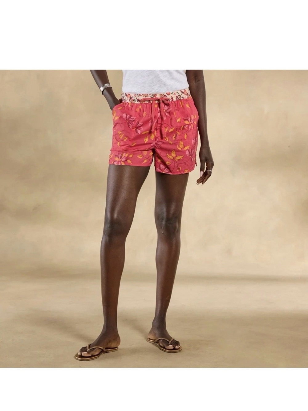 Sundance‎ Kai Printed Cotton Shorts Size M